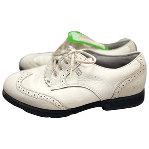 Used Foot Joy Womens Golf Shoes White Senior 6.5 11730-S000011298