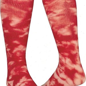 Pro Feet Youth Unisex MultiSport Small Scarlet Tie-Dye Athletic Socks NWT