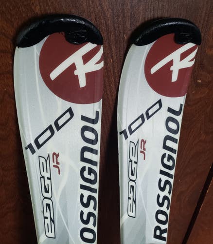 100cm ROSSIGNOL Edge JR. SKIS with ROSSIGNOL COMP J BINDINGS *USED* CLEAN/READY TO USE