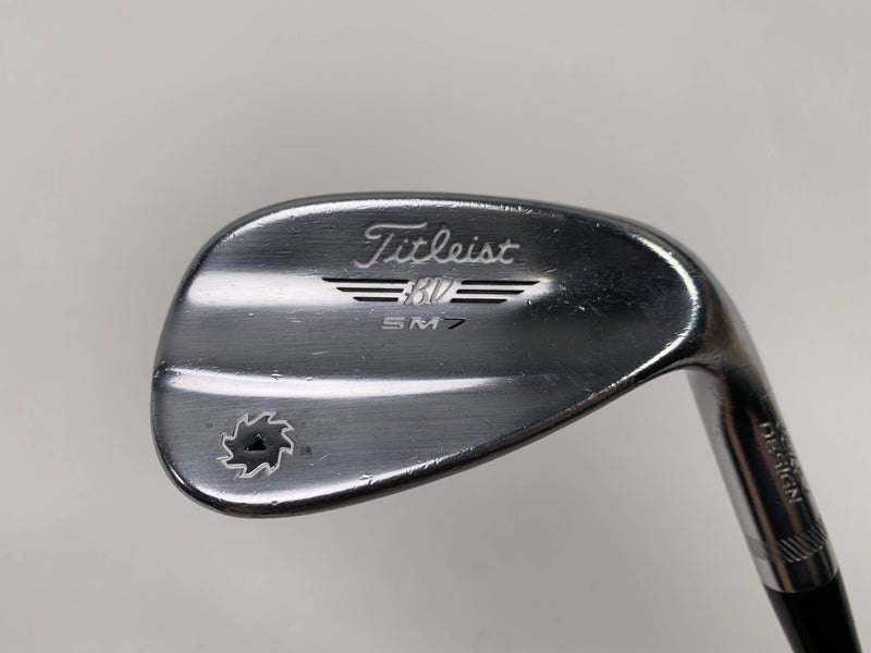 Titleist Vokey SM7 Tour Chrome 52* 12 Bounce F-Grind Wedge Steel Mens RH