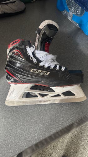Used Bauer Regular Width Size 7.5 Vapor 1X Hockey Goalie Skates