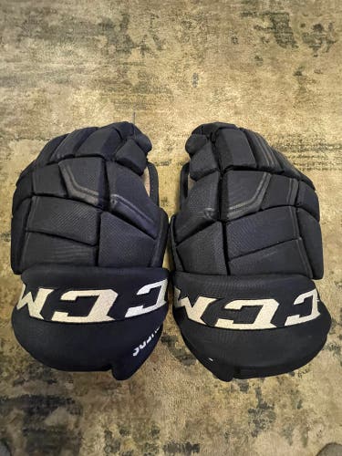 Used  CCM 13" Pro Stock HGQLXP Gloves