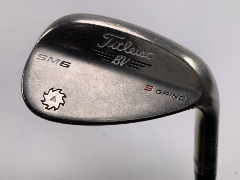 Titleist Vokey SM6 Steel Grey 54* 10 Bounce S-Grind Wedge Steel Mens RH