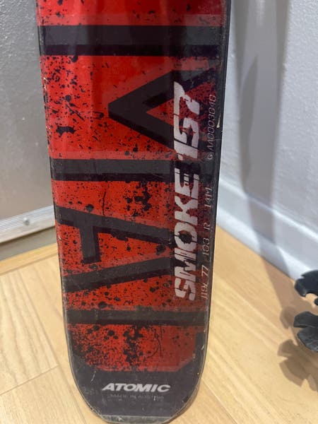 Atomic Normad Smoke 157 skis with Atomic XTO 10 bindings