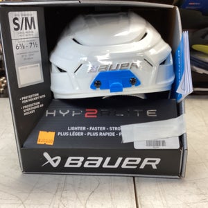 Bauer Hyperlite 2 Helmet- small/medium White