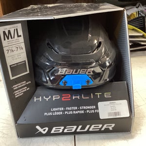 Bauer Hyperlite 2 Helmet- Medium/Large- Black