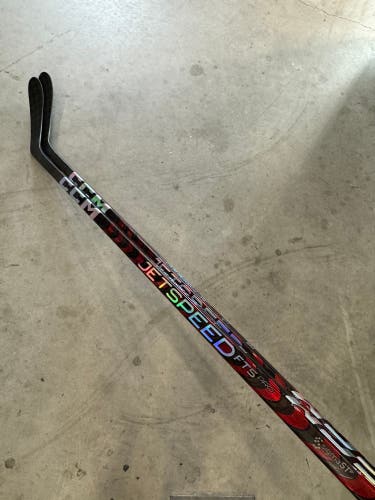 2 Pack NCAA 85 Flex New Senior CCM Right Handed P28 Pro Stock JetSpeed FT5 Pro Hockey Stick