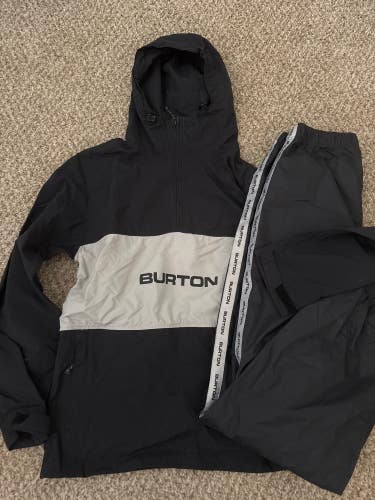 Burton Matching Windbreaker Ski/Board Set - Jacket S Pants XS