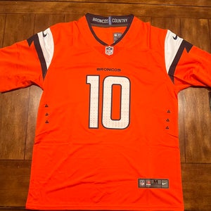 Denver Broncos #10 Bo Nix Stitched Orange Football Jersey Adult Medium NWT