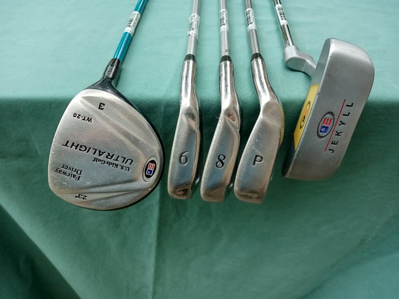 Used Junior US Kids Golf 5 Club WT20 Blue 48" Right Handed Golf Clubs