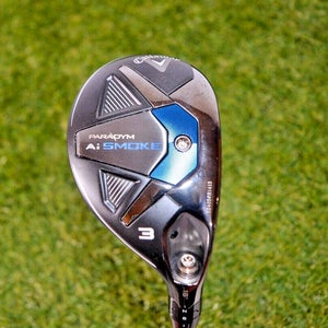 NEW	Callaway	PARADYM Ai Smoke	3 Hybrid	RH	40.5"	Graphite	REG	Lamkin Grip