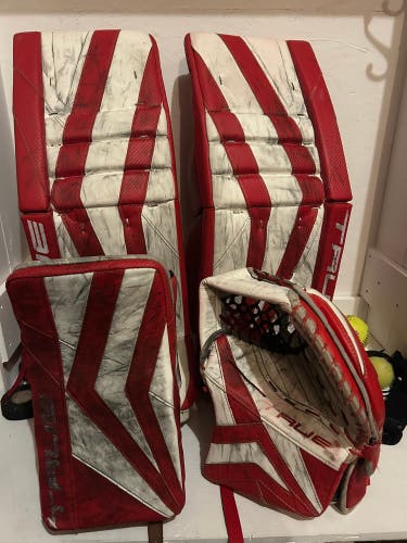Used  True Regular Pro Stock Catalyst PX3 Goalie Full Set