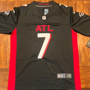 Bijan Robinson #7 Atlanta Falcons OnField Men's Jersey Black Adult Medium