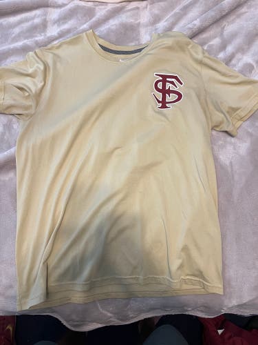 Florida State Seminoles Gold Used Men's Nike Shirt