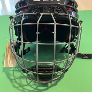Black Used CCM Tacks 70 Junior with Cage Helmet