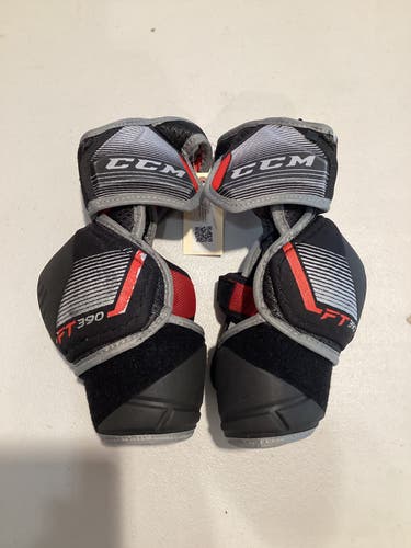Used Junior Large CCM JetSpeed FT390 Elbow Pads