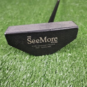 The SeeMore Putter with Ground Plumb Center Shafted Mid Mallet 34.5" Putter RH