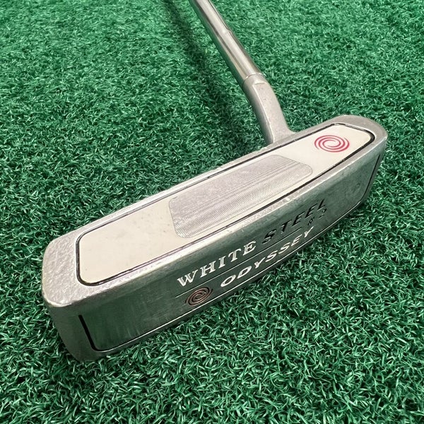 Odyssey White Steel 2 Blade Putter Men's Right Hand Steel Shaft 35.5"