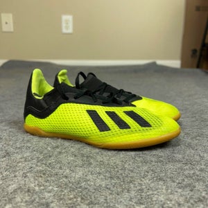 Adidas Boys Football Cleat 1.5 Neon Black Soccer Shoe Indoor Sneaker Kids Youth