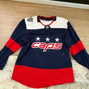 Washington Capitals Team Signed Stadium Series Jersey