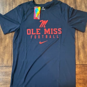Ole Miss Football Rebels Dri Fit T-shirt Adult Small