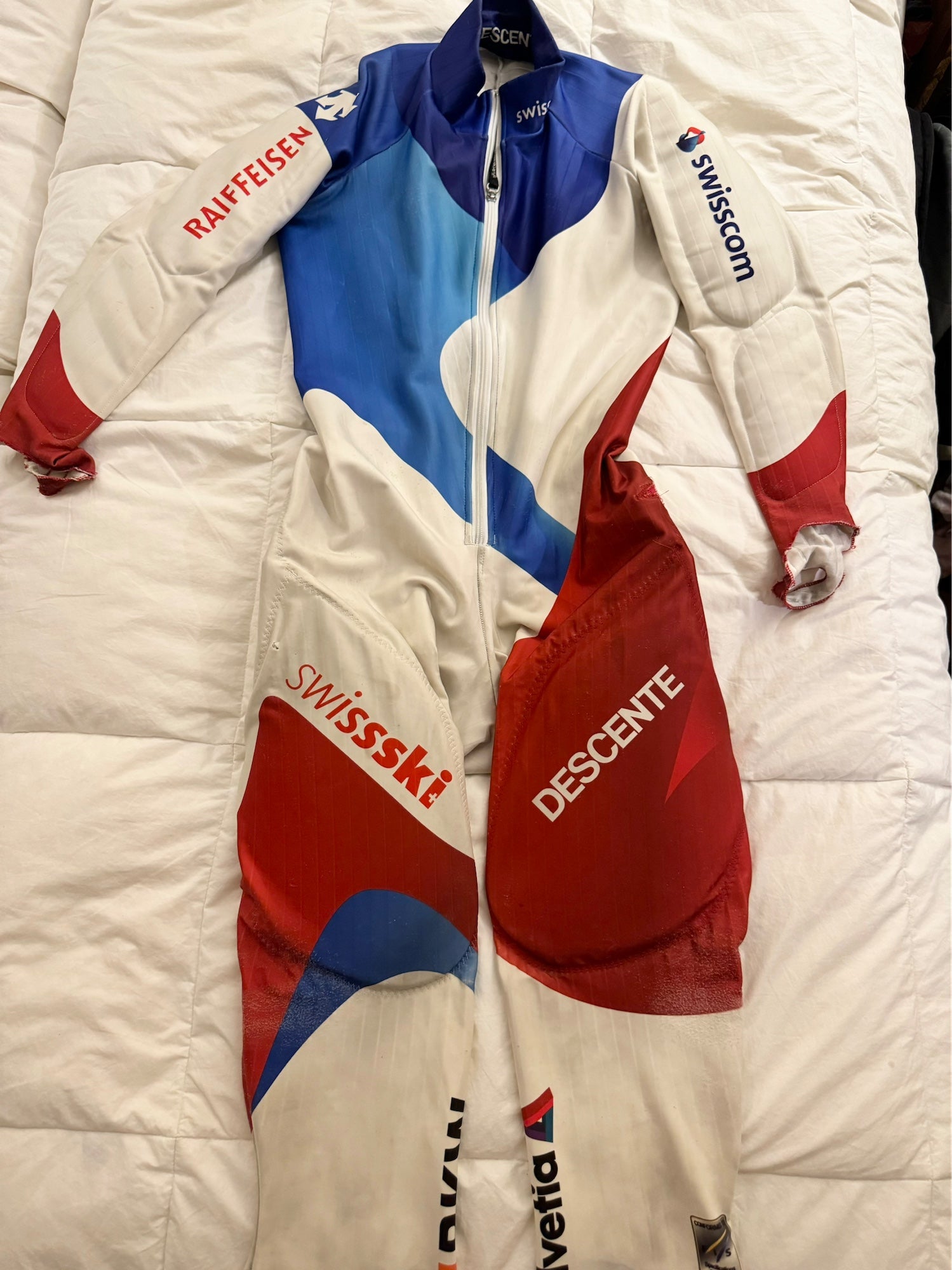 Descente Swiss Ski Team Suit | SidelineSwap | Buy and Sell on