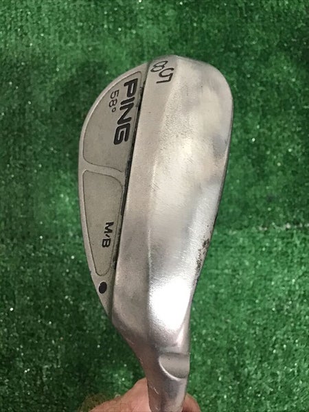 Ping M/B Black Dot Wedge 58* Steel Shaft