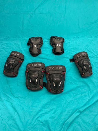 Used JBM Roller Hockey Pads