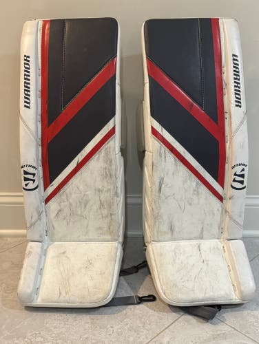 Used 2023 Warrior  Ritual G6 E+ Goalie Leg Pads