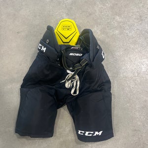 Black Used CCM Tacks 9060 Hockey Pants- (Size: Junior Large )