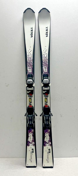 2017 Volkl Essenza 8.0 151cm 125-80-109 Rocker Skis Marker FDT 10 Demo Bindings