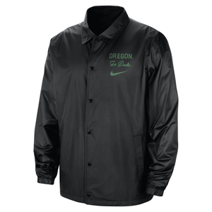 NWT men's large nike repel Oregon Ducks coaches snap up Jacket on field team issue