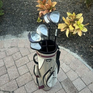 Ladies Callaway GES 6 Club Set Graphite Shafts RH (Golf Bag) **READ**
