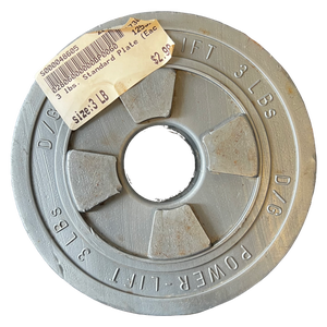 Used Standard Plate (Each) 3 lb 11730-S000048605