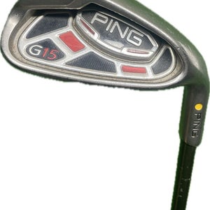 Ping G15 Yellow Dot Pitching Wedge Graphite Shaft Wedge Flex RH 35.5”L