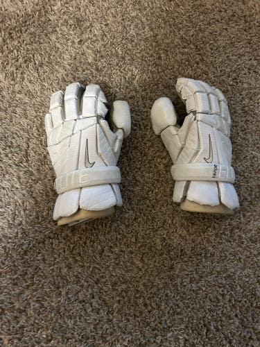 Used Large Mike Vapor Elite Lacrosse Gloves