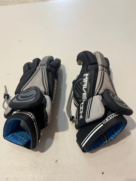 Black Used Maverik Charger Lacrosse Gloves 12"