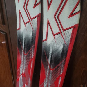 153cm K2 AMP Strike SKIS with SALOMON L10 (EASY TO ADJUST) BINDINGS *USED* CLEAN