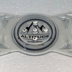 ALTITUDE BOARDWERX "X-SHAPED" SNOWBOARD STOMP PAD (CLEAR) *INCLUDES FREE STICKER