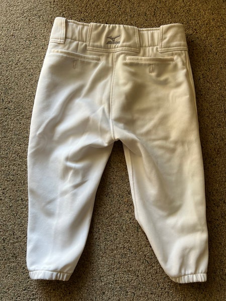 Mizuno Performance Plus Baseball Pants Youth XL White