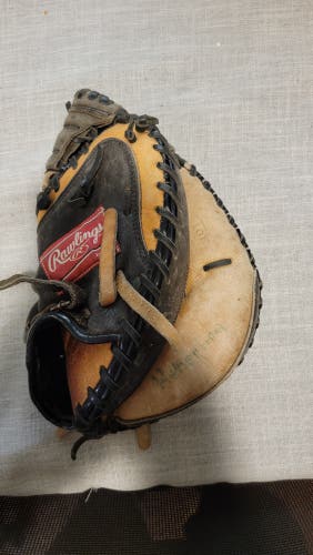 Used Rawlings Right Hand Throw Catcher's Baseball Glove 31"
