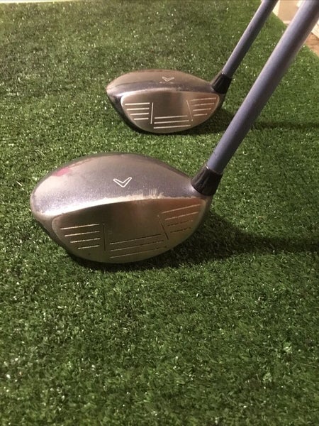 Callaway Ladies Big Bertha Steelhead III 4-7 Woods Set Graphite Shafts