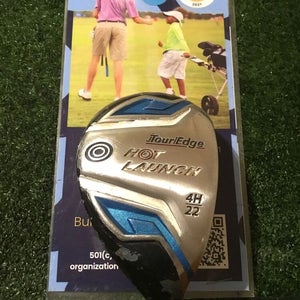 Tour Edge Hot Launch 22* 4 Hybrid Uniflex Graphite Shaft