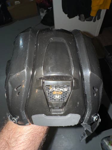 Used Medium CCM Pro Stock Tacks 310 Helmet