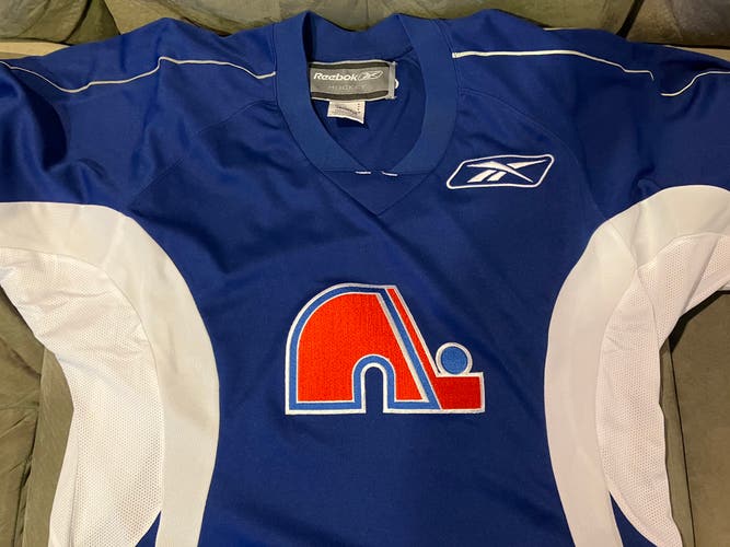 Reebok Quebec Nordiques Practice jersey adult small