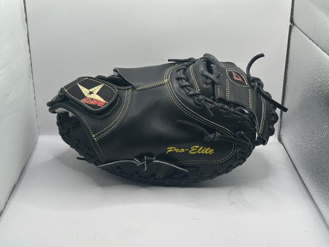 Used Catcher's Right Hand Throw All Star Pro elite Baseball Glove 33.5"