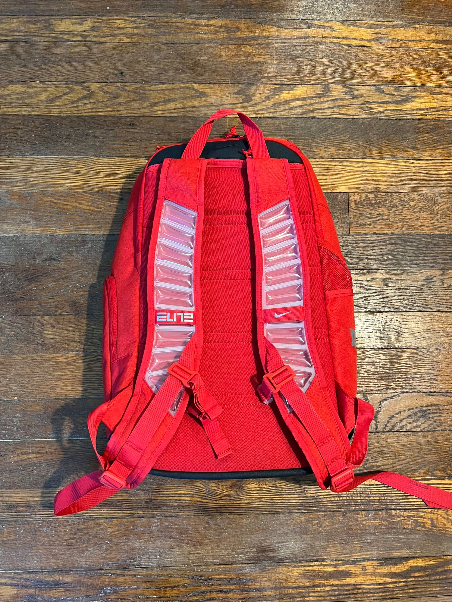 nike elite red backpack