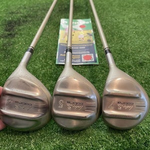 Lady Cobra Original 3-5-7 Woods Set Ladies Graphite Shafts