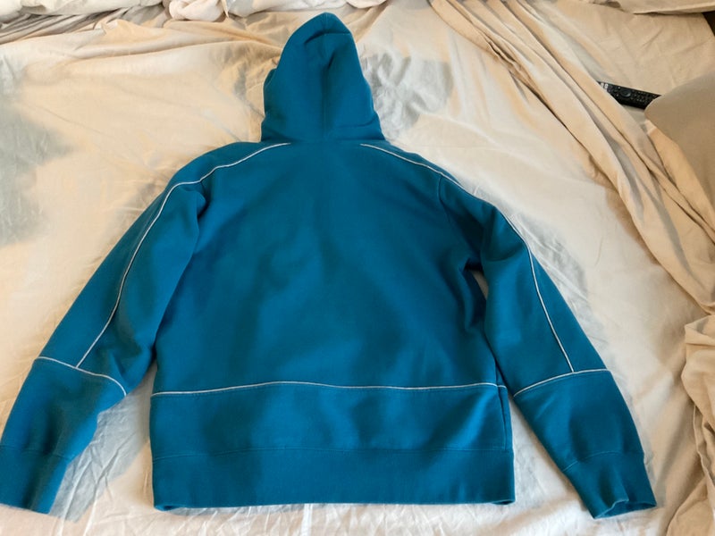 Supreme Piping Hoodie Blue-M $110
