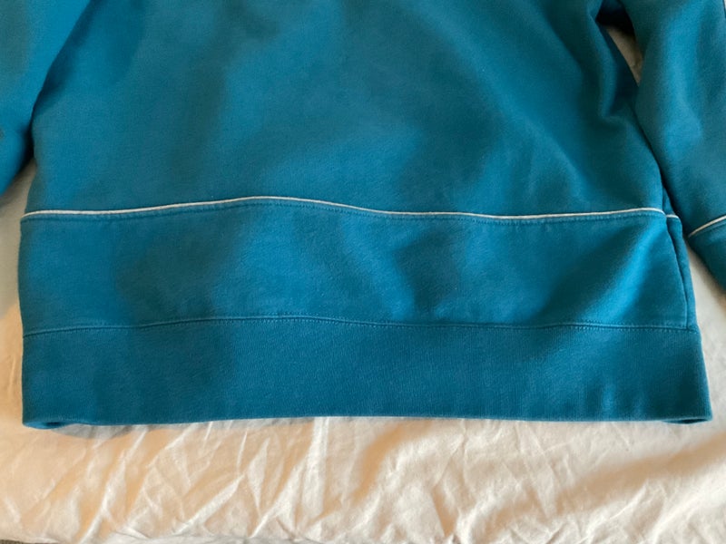 Supreme Piping Hoodie Blue-M $110